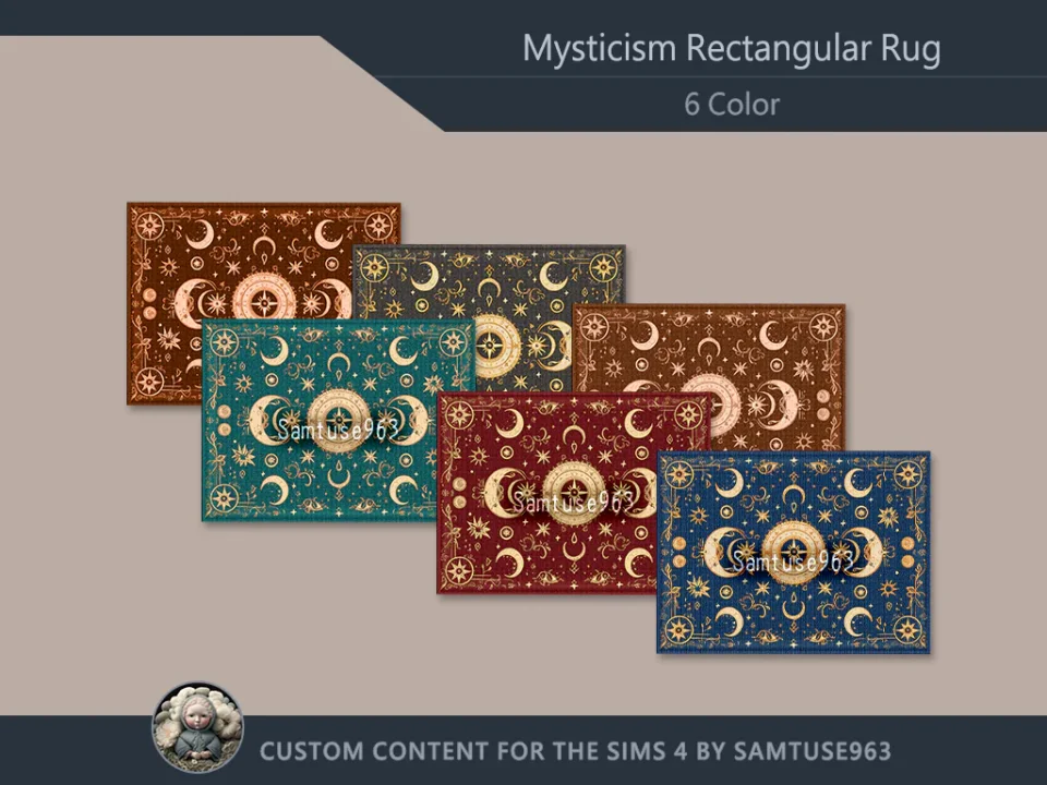 Mysticism Rectangular Dance Rug #1 Samtuse963