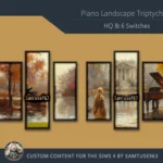 HQ Piano Landscape Triptych #1 Sellable Extra B Samtuse963
