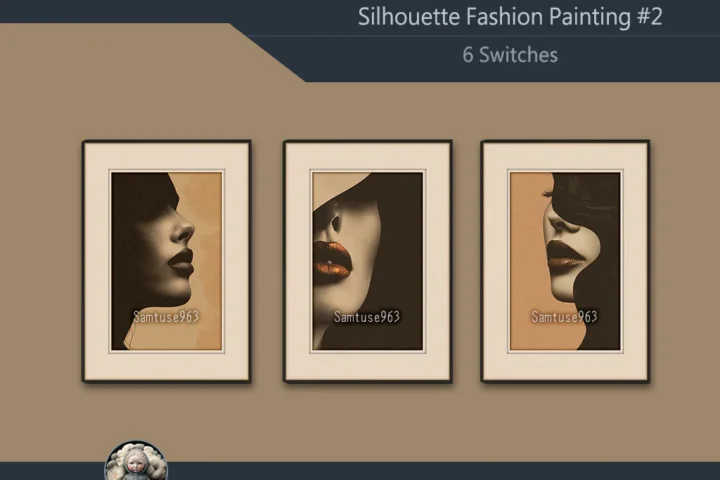 Silhouette Fashion Painting #2 Sellable Extra A Samtuse963