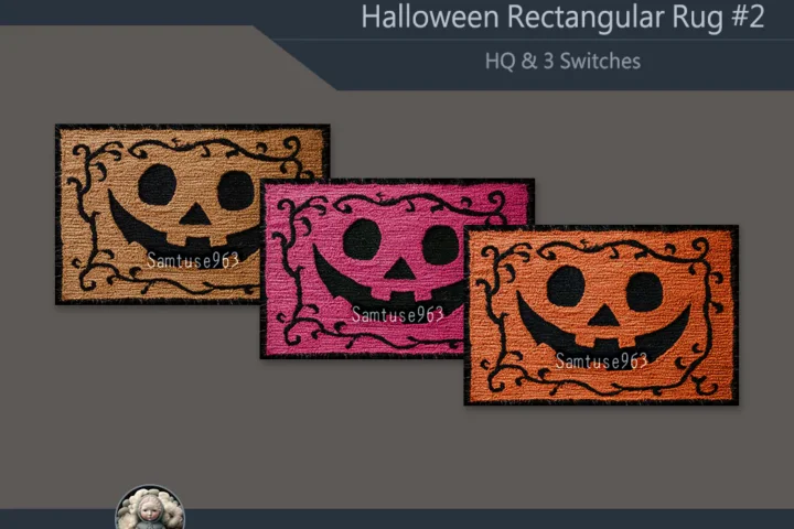 Halloween Rectangular Dance Rug #2 Samtuse963
