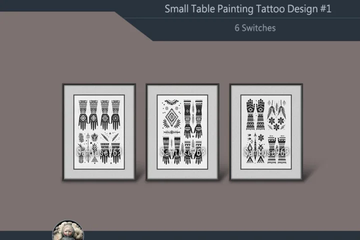 Small Table Painting Tattoo Design #1 Samtuse963