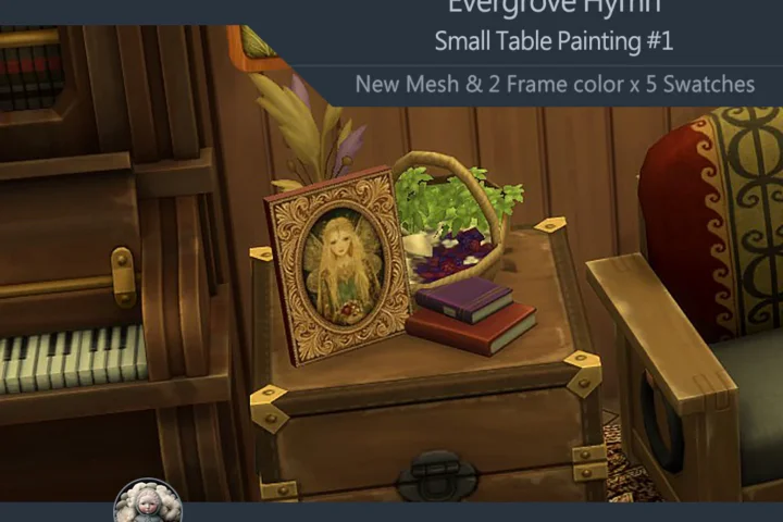 Small Table Painting Evergrove Hymn #1 Samtuse963