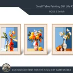 HQ Small Table Painting Still Life #1 Samtuse963