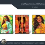 Small Table Painting Y2K Fashion #2 Samtuse963