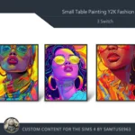 Small Table Painting Y2K Fashion #1 Samtuse963