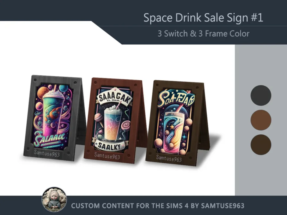 Space Drink Sale Wooden Sign #1 Samtuse963