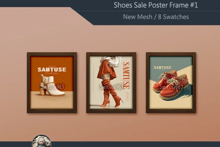 Shoes Sale Poster Frame #1 Samtuse963