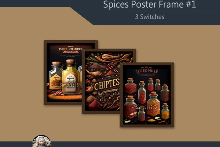 Spices Poster Frame #1 Samtuse963