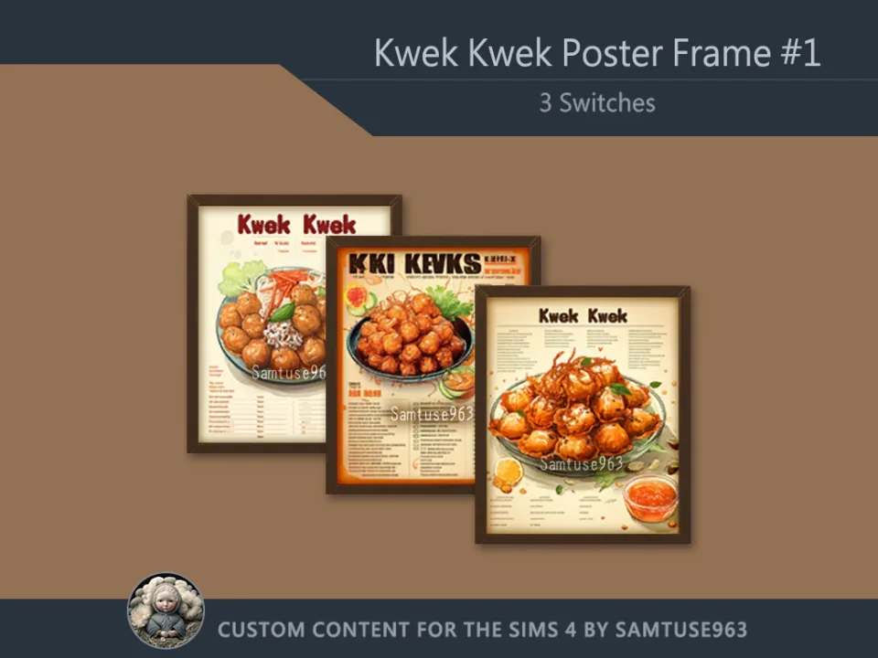 Kwek Kwek Poster Frame #1 Samtuse963