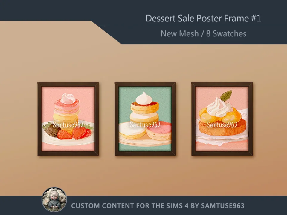 Dessert Sale Poster Frame #1 Samtuse963