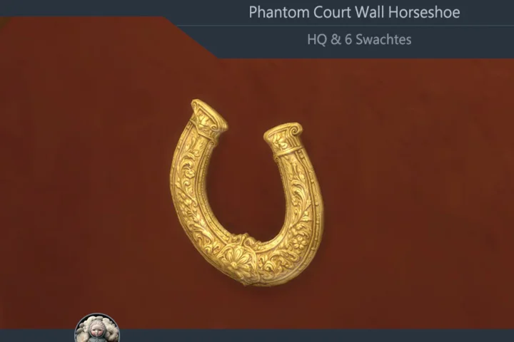 HQ Phantom Court Wall Horseshoe #1 Samtuse963