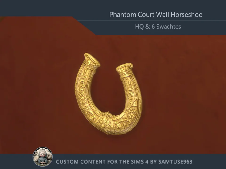 HQ Phantom Court Wall Horseshoe #1 Samtuse963