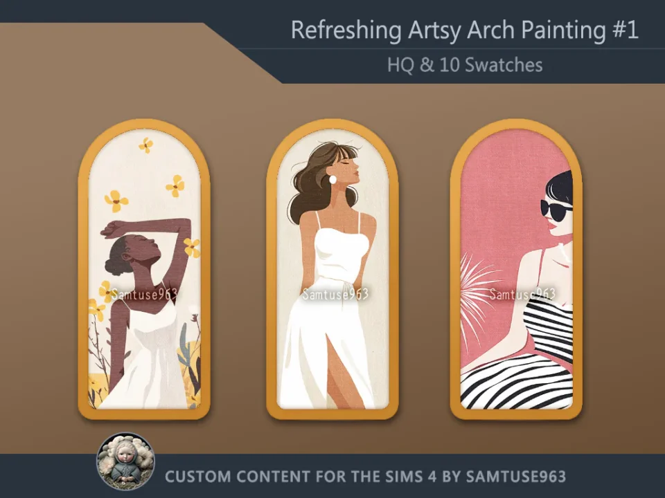 Refreshing Artsy Arch Painting #1 Sellable Samtuse963