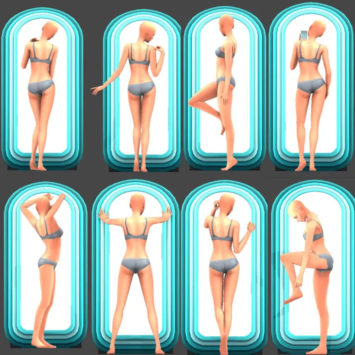 Mirror poses