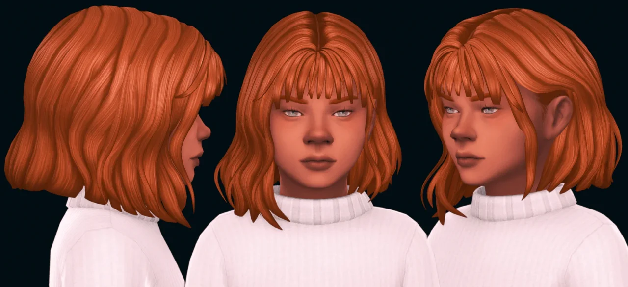 Susan Hair V2 for Kids (simstrouble)