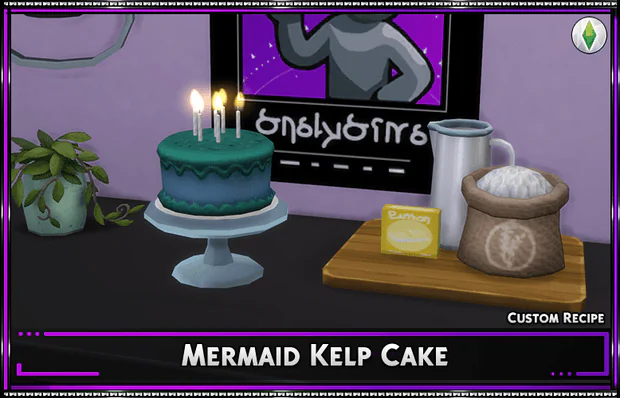 Custom Recipe: Mermaid Kelp Cake