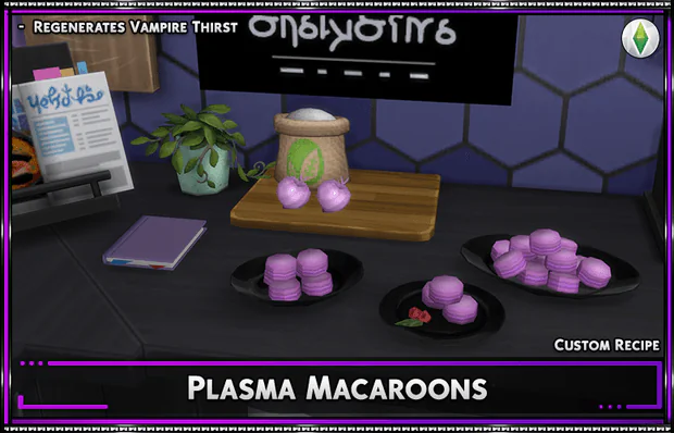 Custom Recipe: Plasma Macaroons