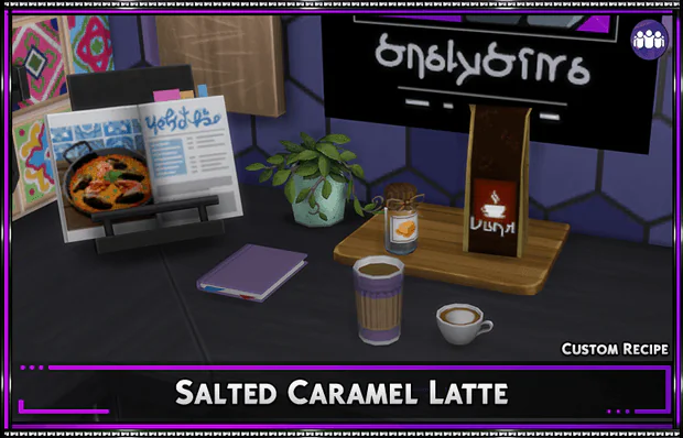 Custom Recipe: Salted Caramel Latte