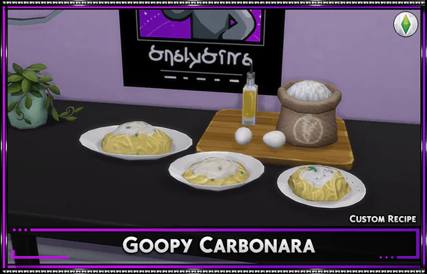 Custom Recipe: Goopy Carbonara