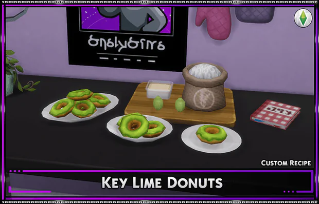 Custom Recipe: Key Lime Doughnuts