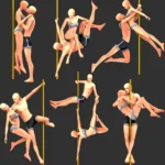 Duo pole dance 2