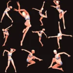 Modern dancing