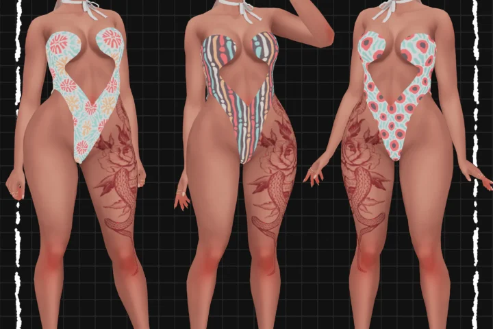 Color Summer Swimsuit