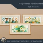 HQ Cozy Greenery Horizontal Painting #1 Sellable Samtuse963