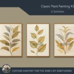 Classic Plant Painting #2 Sellable Extra A Samtuse963