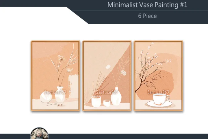 Minimalist Vase Painting #1 Sellable Extra A Samtuse963