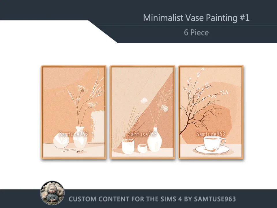 Minimalist Vase Painting #1 Sellable Extra A Samtuse963