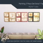 HQ Painting 3 Piece Set Extra F Frame #1 Samtuse963