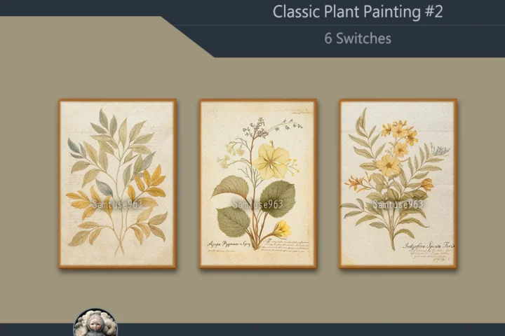 Classic Plant Painting #2 Sellable Extra A Samtuse963