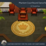 Phantom Court Round Dance Rug #1 Samtuse963