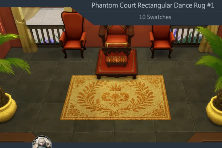 Phantom Court Rectangular Dance Rug #1 Samtuse963