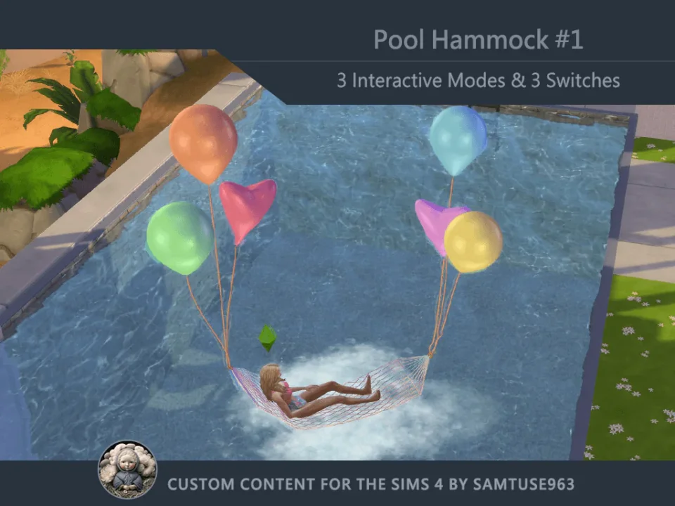 Pool Hammock #1 Samtuse963
