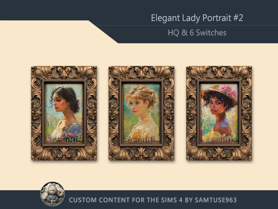 HQ Elegant Lady Portrait #2 Samtuse963