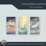 HQ Roaming Whale Long Painting #1 Sellable Extra D Samtuse963