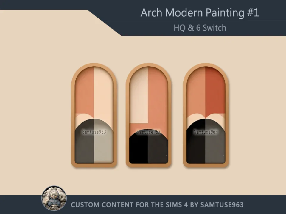 Arch Modern Painting #1 Sellable Samtuse963