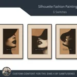 Silhouette Fashion Painting #1 Sellable Extra A Samtuse963