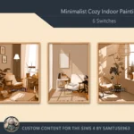 Minimalist Cozy Indoor Painting #1 Sellable Extra A Samtuse963
