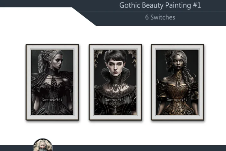Gothic Beauty Painting #1 Extra A Samtuse963