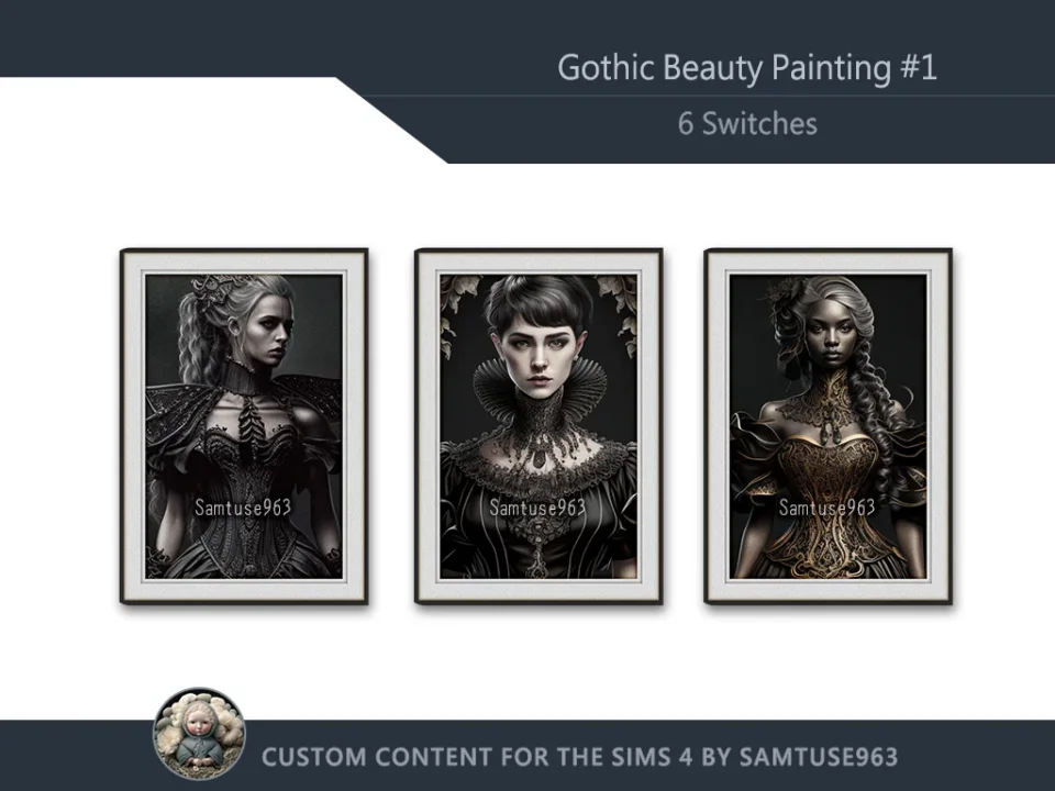 Gothic Beauty Painting #1 Extra A Samtuse963