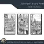 HQ Achromatic City Long Painting #2 Sellable Extra D Samtuse963