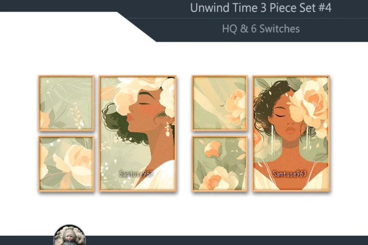HQ Unwind Time 3 Piece Set #4 Sellable Extra F Samtuse963