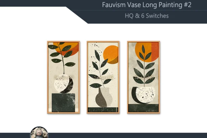 Fauvism Vase Long Painting #2 Sellable Samtuse963