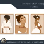 Minimalist Fashion Painting #6 Sellable Extra A Samtuse963