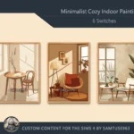 Minimalist Cozy Indoor Painting #5 Sellable Extra A Samtuse963