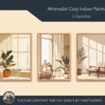 Minimalist Cozy Indoor Painting #4 Sellable Extra A Samtuse963