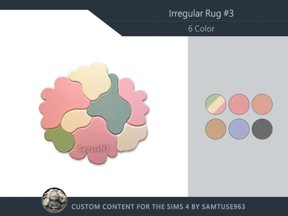 HQ Irregular Dance Rug #3 Samtuse963